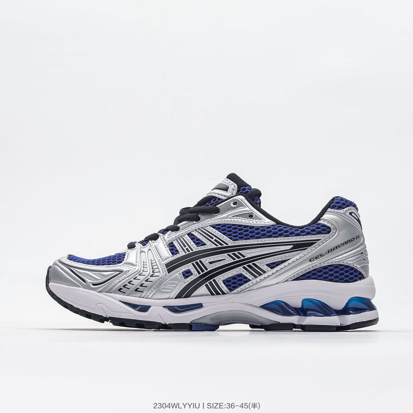 ASICS GEL -KAYANO 14 (Monaco Blue/ Silver) Running Shoes