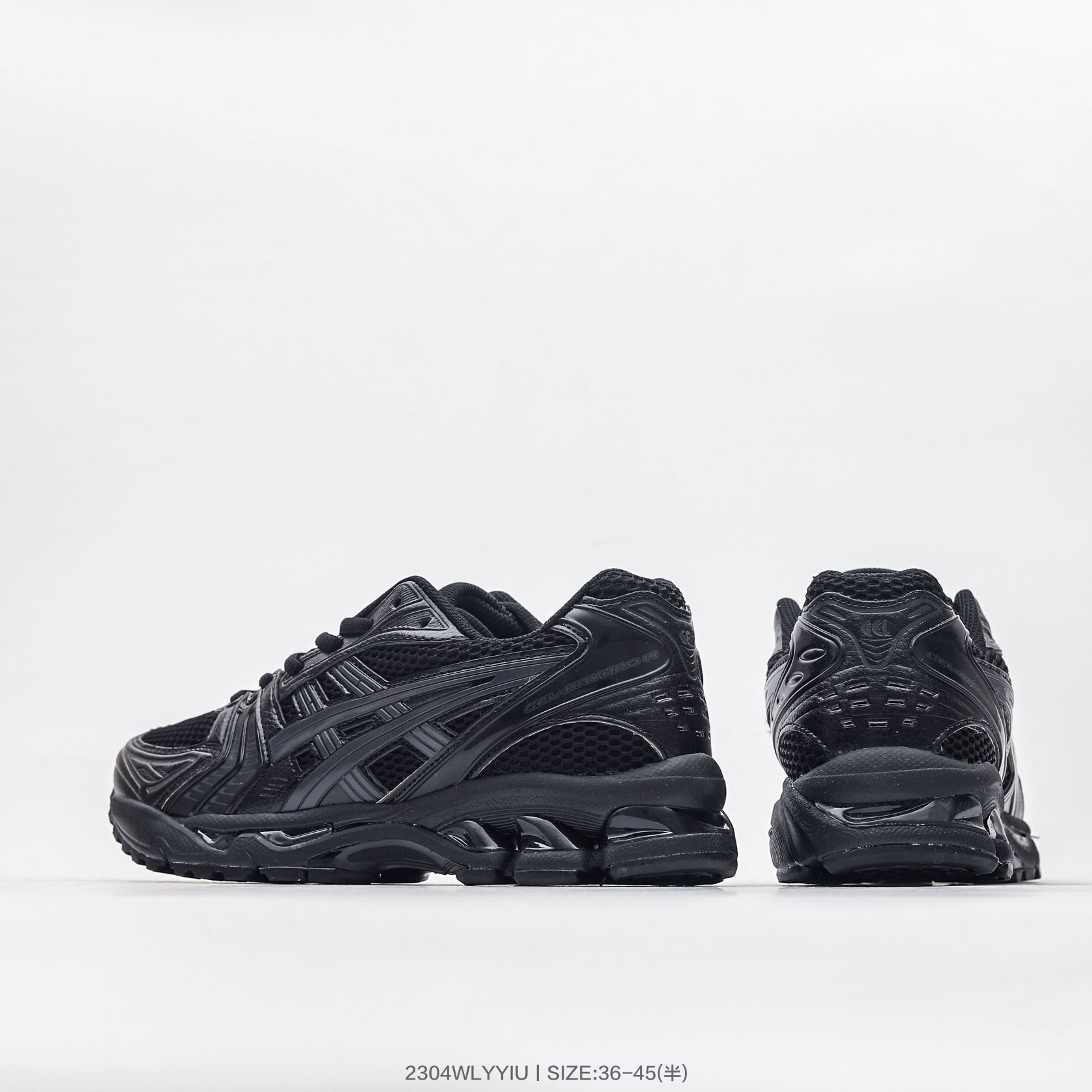 ASICS GEL -KAYANO 14 (Black/ Graphite Grey) Running Shoes