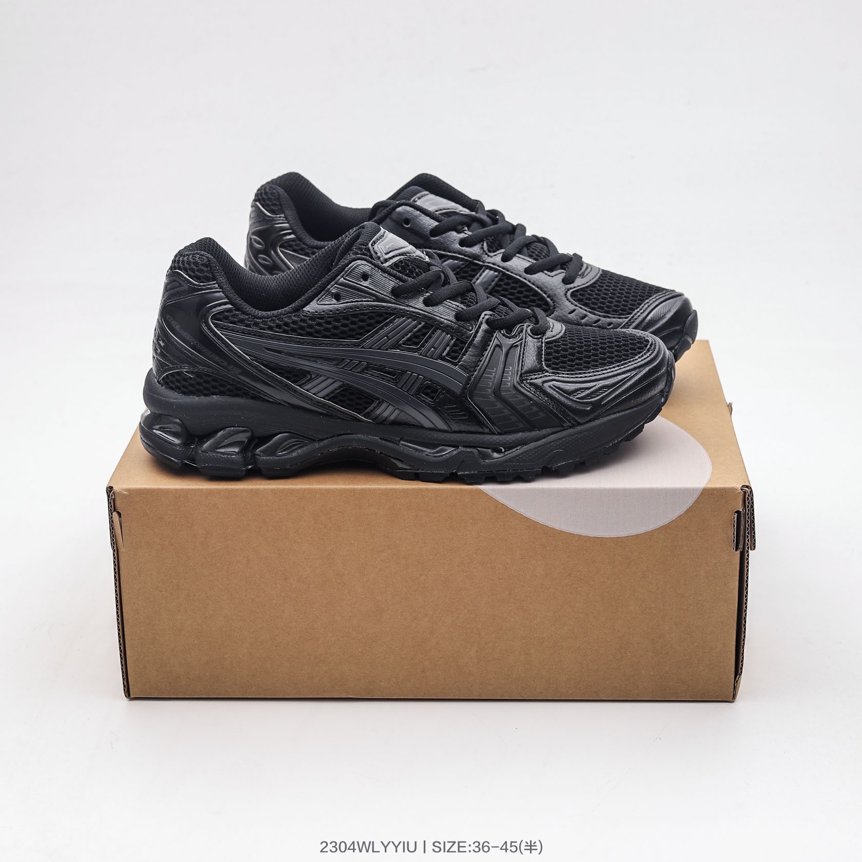 ASICS GEL -KAYANO 14 (Black/ Graphite Grey) Running Shoes