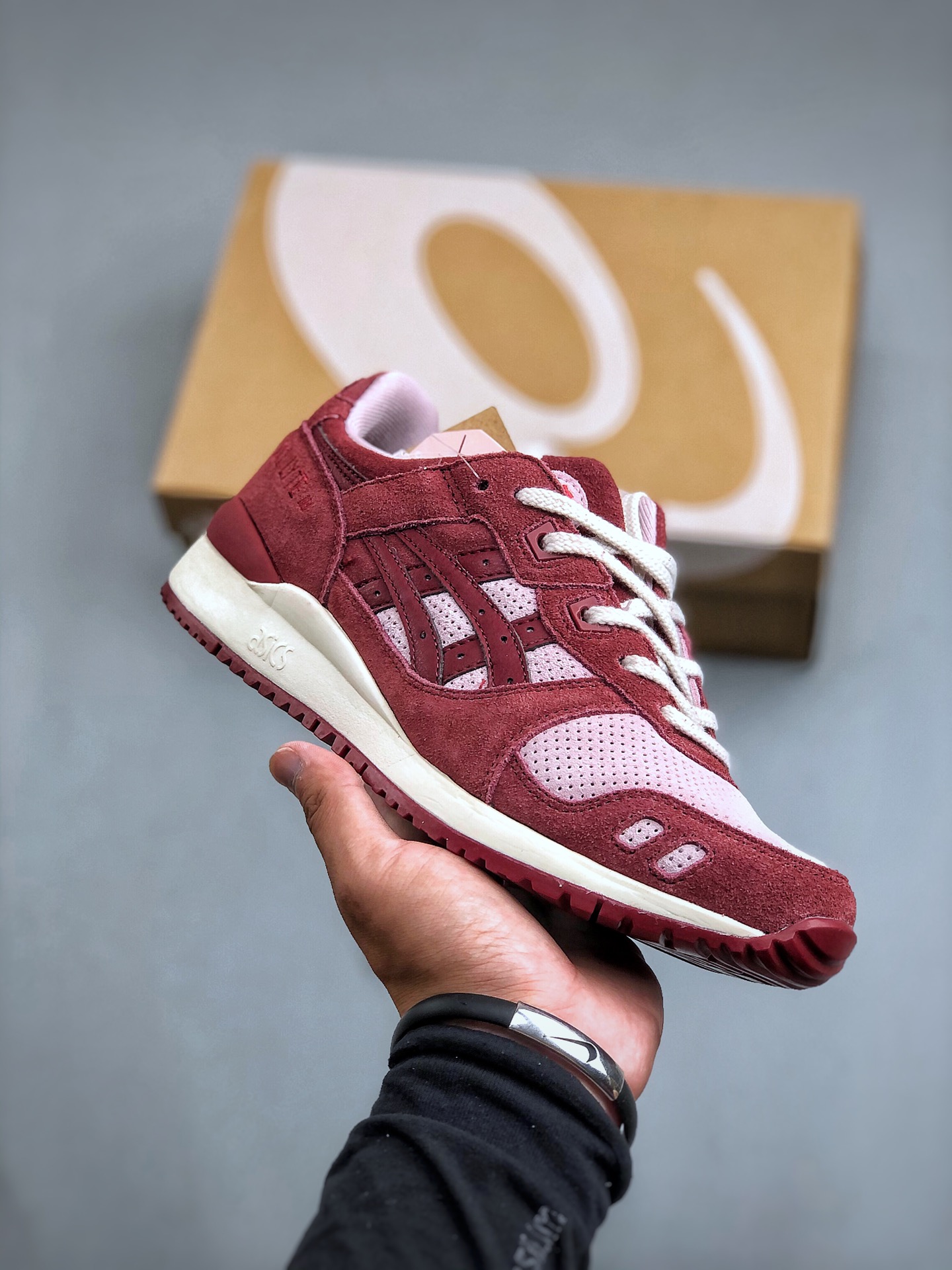 ASICS GEL LYTE III OG (Watershed Rose/ Beet Red) Running Shoes