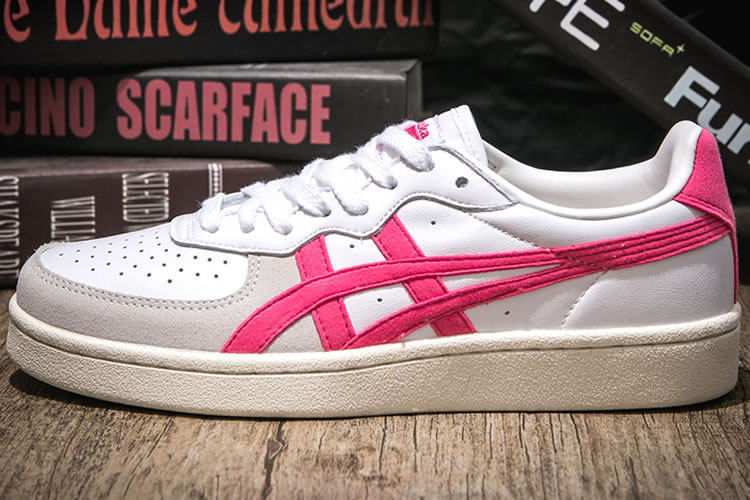 (White/ Pink) Onitsuka Tiger GSM Women Shoes - Click Image to Close