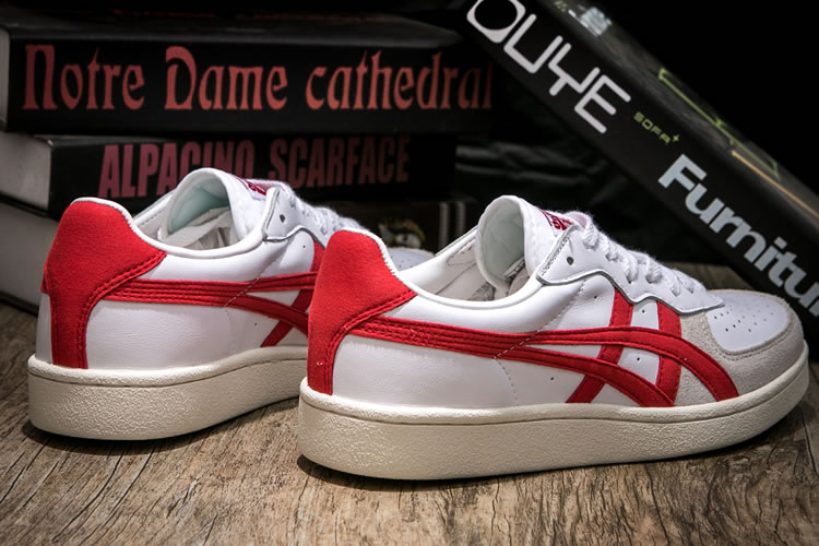 (White/ Red) Onitsuka Tiger GSM Shoes