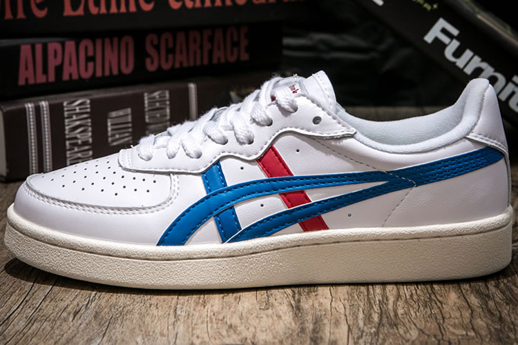 onitsuka tiger gsm white red