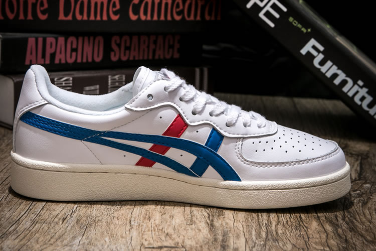 (White/ Blue/ Red) Onitsuka Tiger GSM Shoes - Click Image to Close