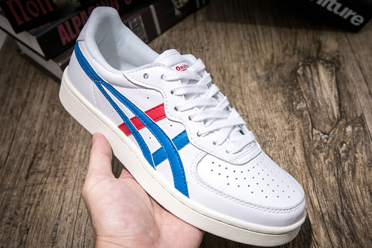 (White/ Blue/ Red) Onitsuka Tiger GSM Shoes - Click Image to Close