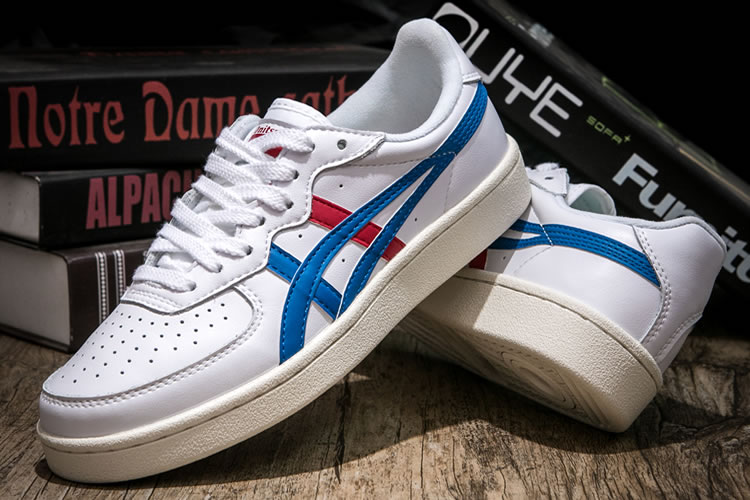 (White/ Blue/ Red) Onitsuka Tiger GSM Shoes - Click Image to Close