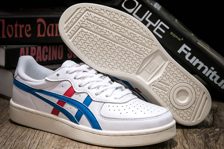 (White/ Blue/ Red) Onitsuka Tiger GSM Shoes - Click Image to Close