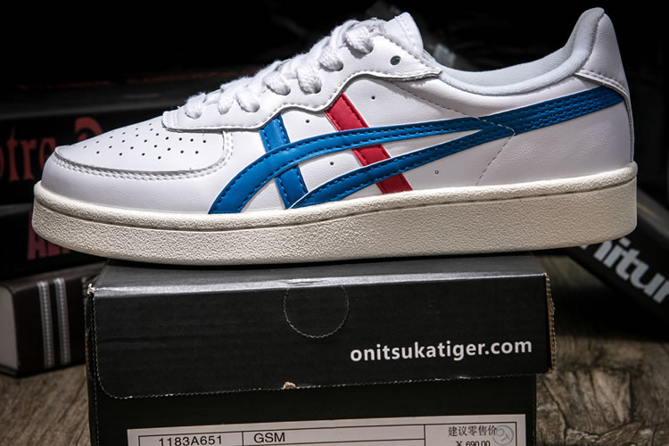(White/ Blue/ Red) Onitsuka Tiger GSM Shoes