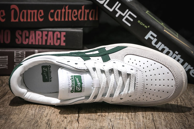 (White/ Grass Green) Onitsuka Tiger GSM Shoes - Click Image to Close