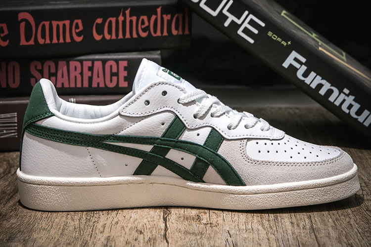 (White/ Grass Green) Onitsuka Tiger GSM Shoes - Click Image to Close