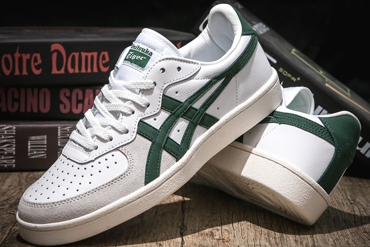 (White/ Grass Green) Onitsuka Tiger GSM Shoes - Click Image to Close