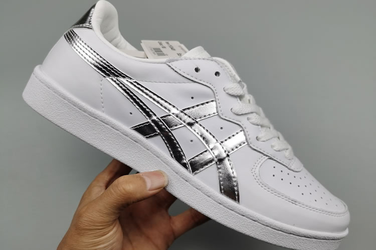 (White/ Silver) Onitsuka Tiger GSM Shoes - Click Image to Close