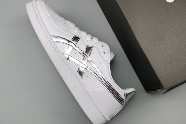 (White/ Silver) Onitsuka Tiger GSM Shoes - Click Image to Close