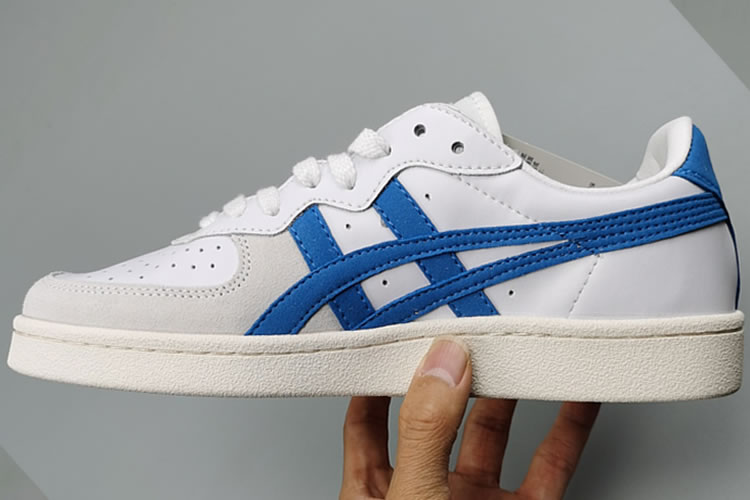 (White/ Skyblue) Onitsuka Tiger GSM Shoes - Click Image to Close