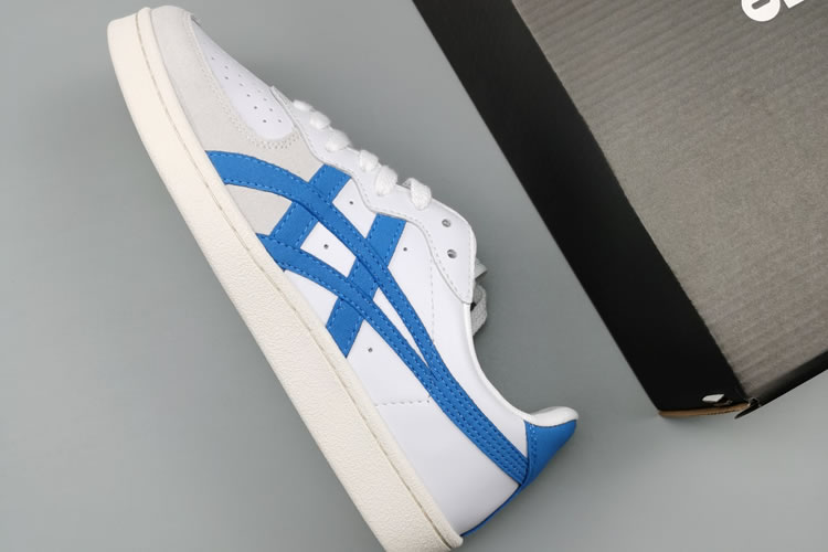 (White/ Skyblue) Onitsuka Tiger GSM Shoes - Click Image to Close