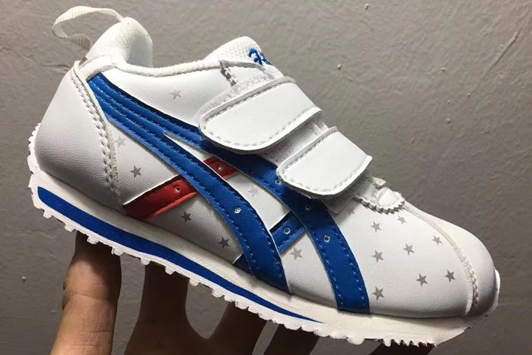 (White/ Blue/ Red) California 78 TS Kid's Shoes - Click Image to Close