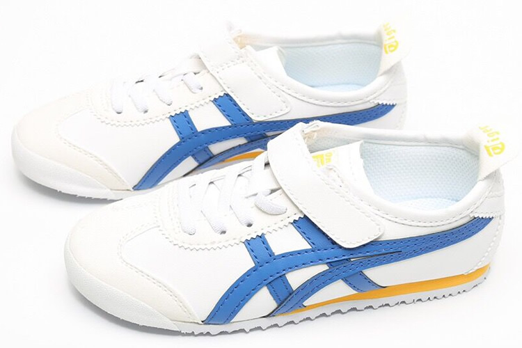 (White/ Blue/ Yellow) Mexico 66 PS Big Kid Shoes