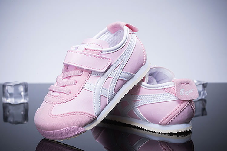 (Pink/ White) Onitsuka Tiger Mexico 66 PS Kid's Shoes