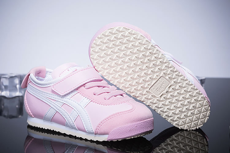 (Pink/ White) Onitsuka Tiger Mexico 66 PS Kid's Shoes