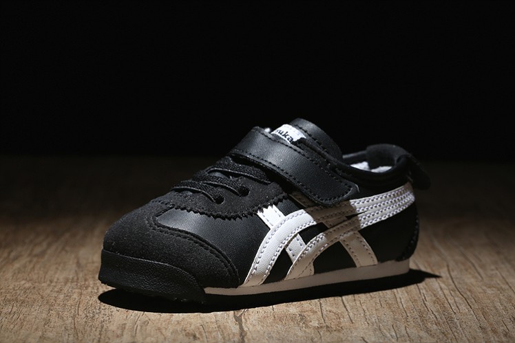 (Black/ White) Onitsuka Tiger Mexico 66 BAJA TS Little Kid's Shoes ...