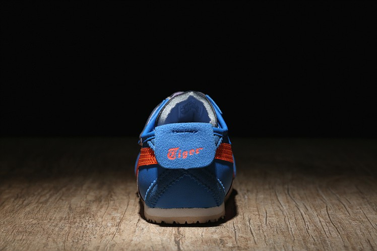 (Blue/ Orange) Onitsuka Tiger Mexico 66 BAJA TS Little Kid Shoes - Click Image to Close