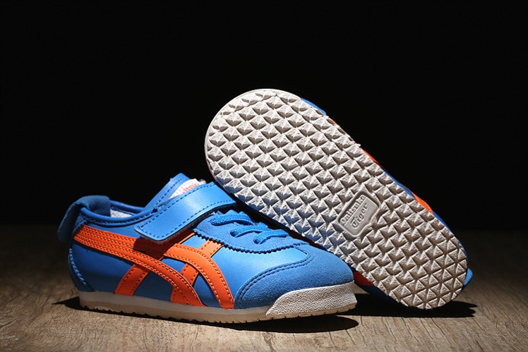 (Blue/ Orange) Onitsuka Tiger Mexico 66 BAJA TS Little Kid Shoes [C6B5Y ...