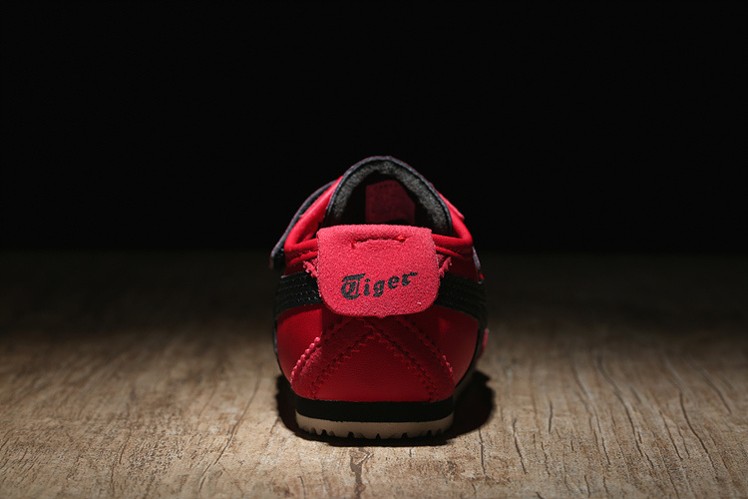 (Red/ Black) Onitsuka Tiger Mexico 66 BAJA TS Little Kid Shoes