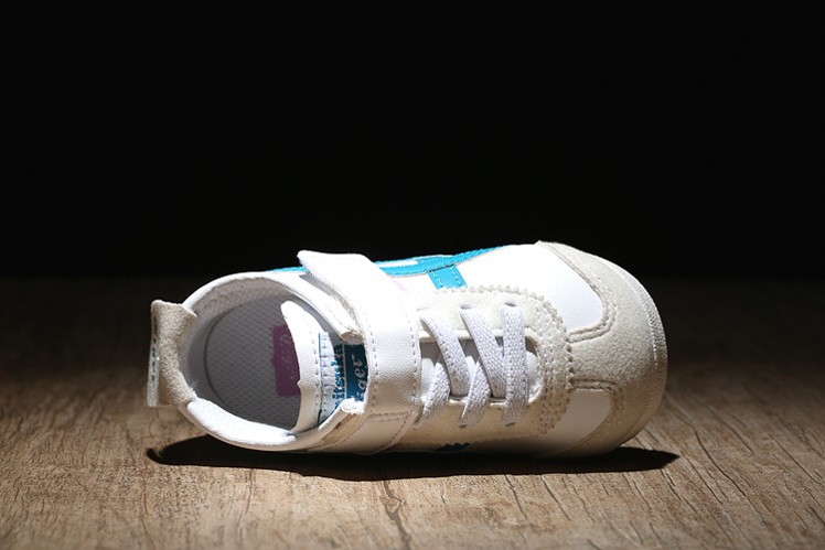 (Blue/ White/ Pink) Onitsuka Tiger Mexico 66 BAJA TS Little Kids Shoes - Click Image to Close