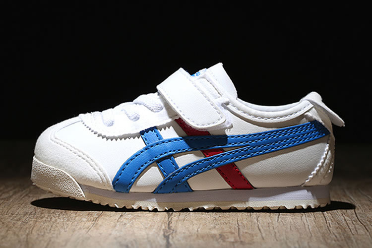 (Blue/ White/ Red) Onitsuka Tiger Mexico 66 BAJA TS Little Kid Shoes