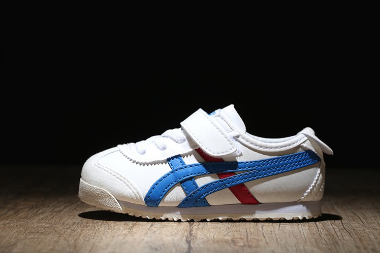 (Blue/ White/ Red) Onitsuka Tiger Mexico 66 BAJA TS Little Kid Shoes