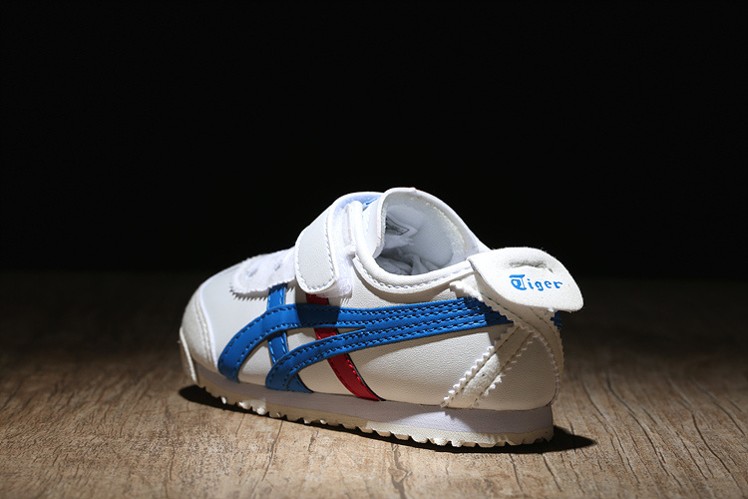 (Blue/ White/ Red) Onitsuka Tiger Mexico 66 BAJA TS Little Kid Shoes