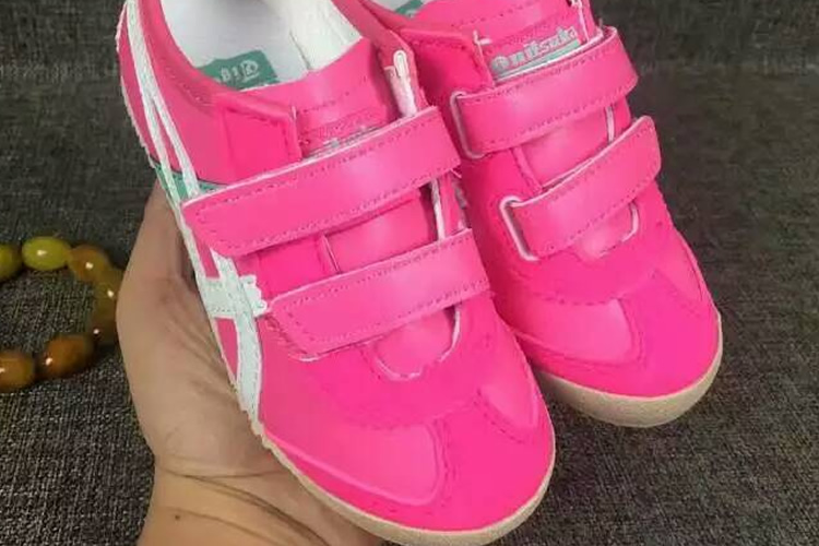 (Peach/ White/ Green) Mexico 66 BAJA PS Big Kid's Shoes - Click Image to Close