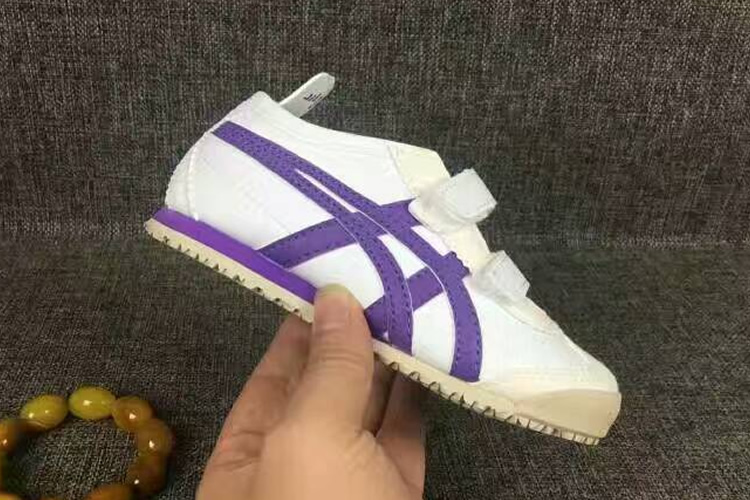 (White/ Purple) Mexico 66 BAJA PS Big Kid's Shoes - Click Image to Close