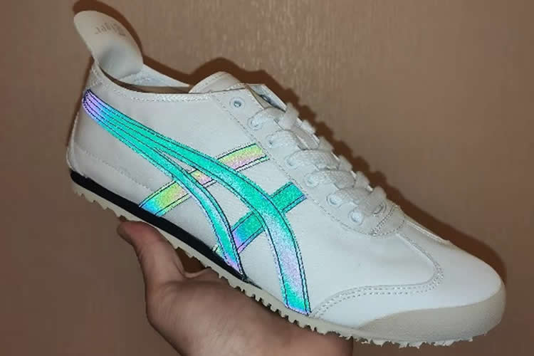 (White/ Gradient Ramp) 3M Reflective Lace Mexico 66 KONBU Shoes