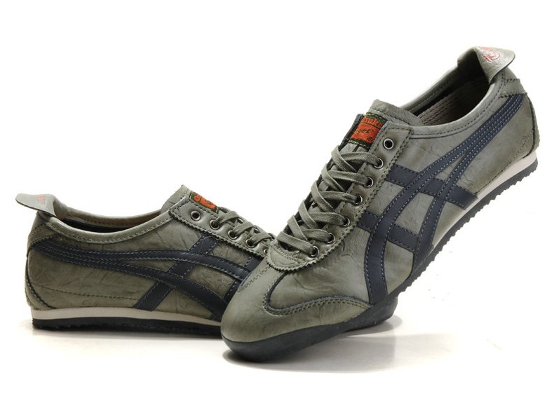 (Army/ Green) Men's Onitsuka Tiger LAUTA Mexico 66 New Shoes - Click Image to Close