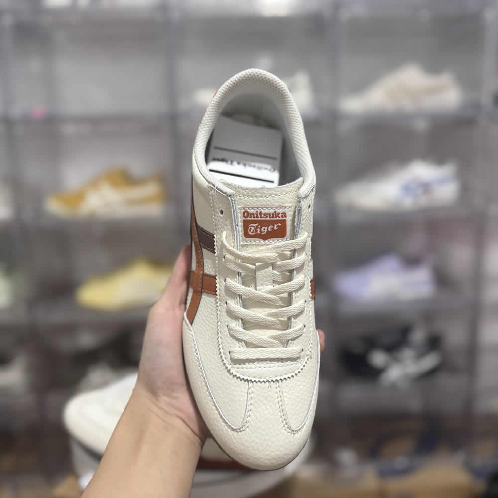 (Cream/ Rust Orange) Machu Racer Shoes
