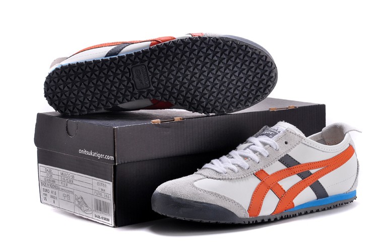 Onitsuka Tiger mexico 66 (White/ Orange/ Grey) Shoes