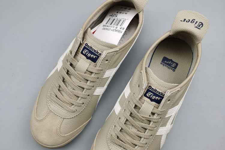 (Beige/ Brown) Mexico 66 Vintage Sneakers - Click Image to Close