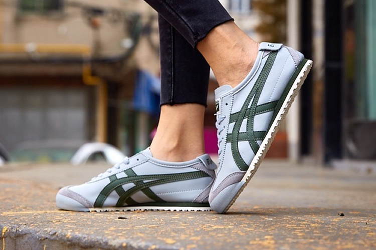 Onitsuka Tiger 'Mid Grey/ Pine Tree' Mexico 66 Shoes