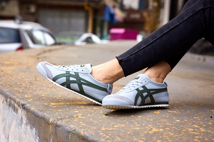 Onitsuka Tiger 'Mid Grey/ Pine Tree' Mexico 66 Shoes