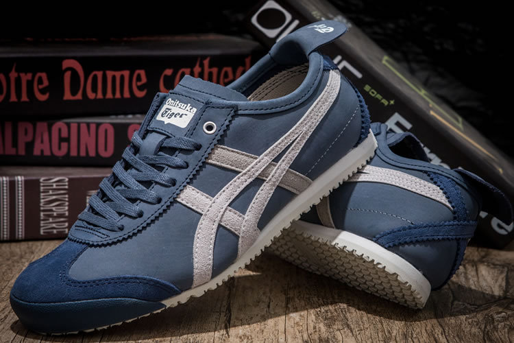(Dusty Blue/ White) Onitsuka Tiger Mexico 66 Shoes