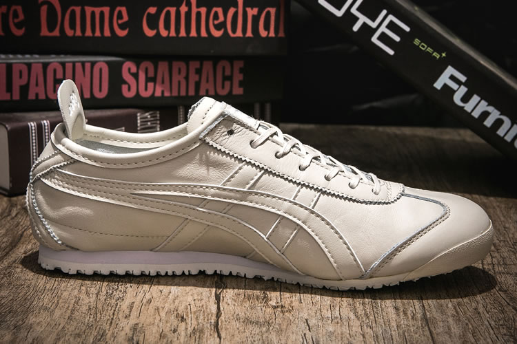 (Cream/ Cream) Onitsuka Tiger Mexico 66 New Shoes - Click Image to Close