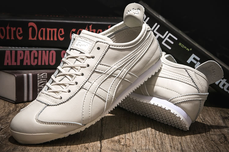 (Cream/ Cream) Onitsuka Tiger Mexico 66 New Shoes - Click Image to Close