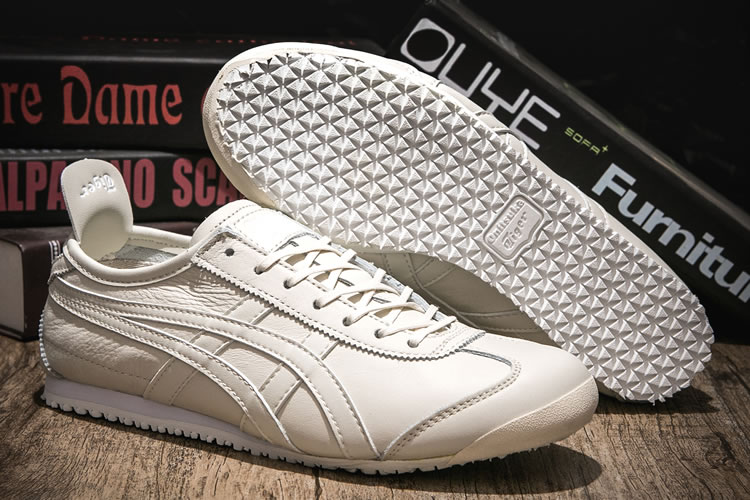 (Cream/ Cream) Onitsuka Tiger Mexico 66 SD New Shoes 1183A395-105