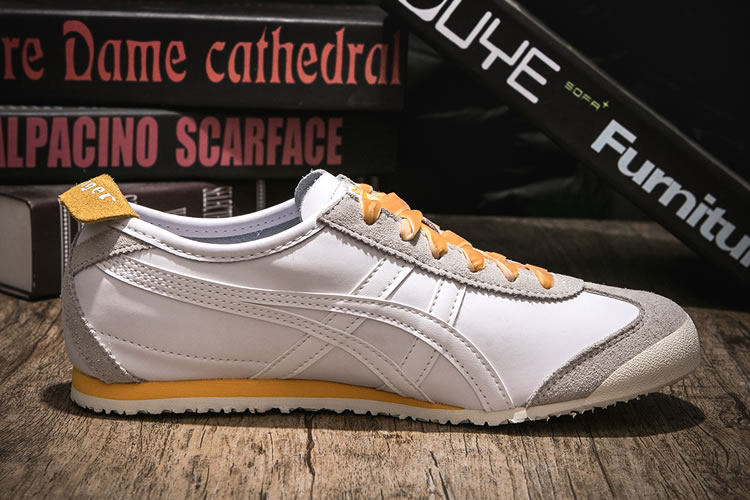 (White/ Yellow) Onitsuka Tiger Mexico 66 Shoes