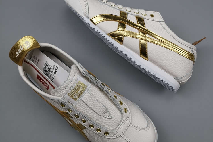 (White/ Gold) Mexico 66 New Shoes