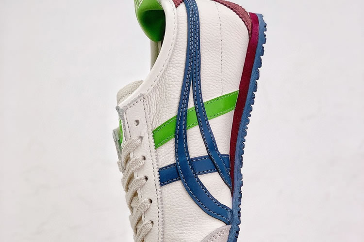 (Beige/ Army Blue/ Green) Onitsuka Tiger Mexico 66 Shoes