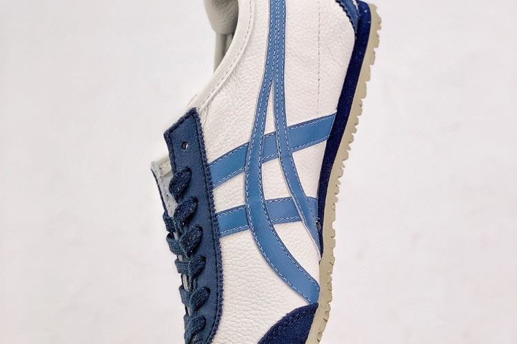 Onitsuka Tiger Mexico 66 (White/ Blue/ DK Blue) Shoes