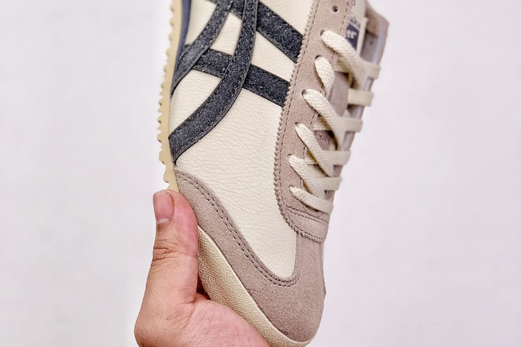 (Plicated Milky/ Grey) Onitsuka Tiger Mexico 66 VIN Women Shoes