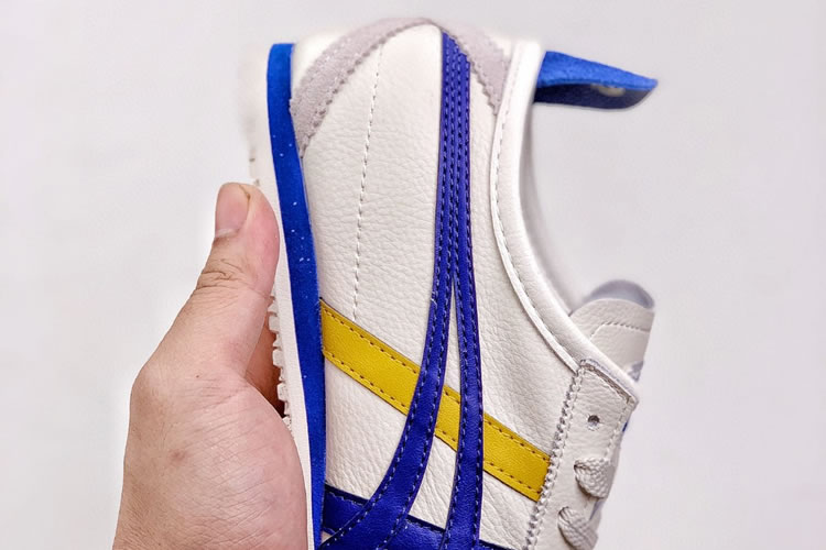 (White/ Blue/ Yellow) Onitsuka Tiger Mexico 66 Shoes